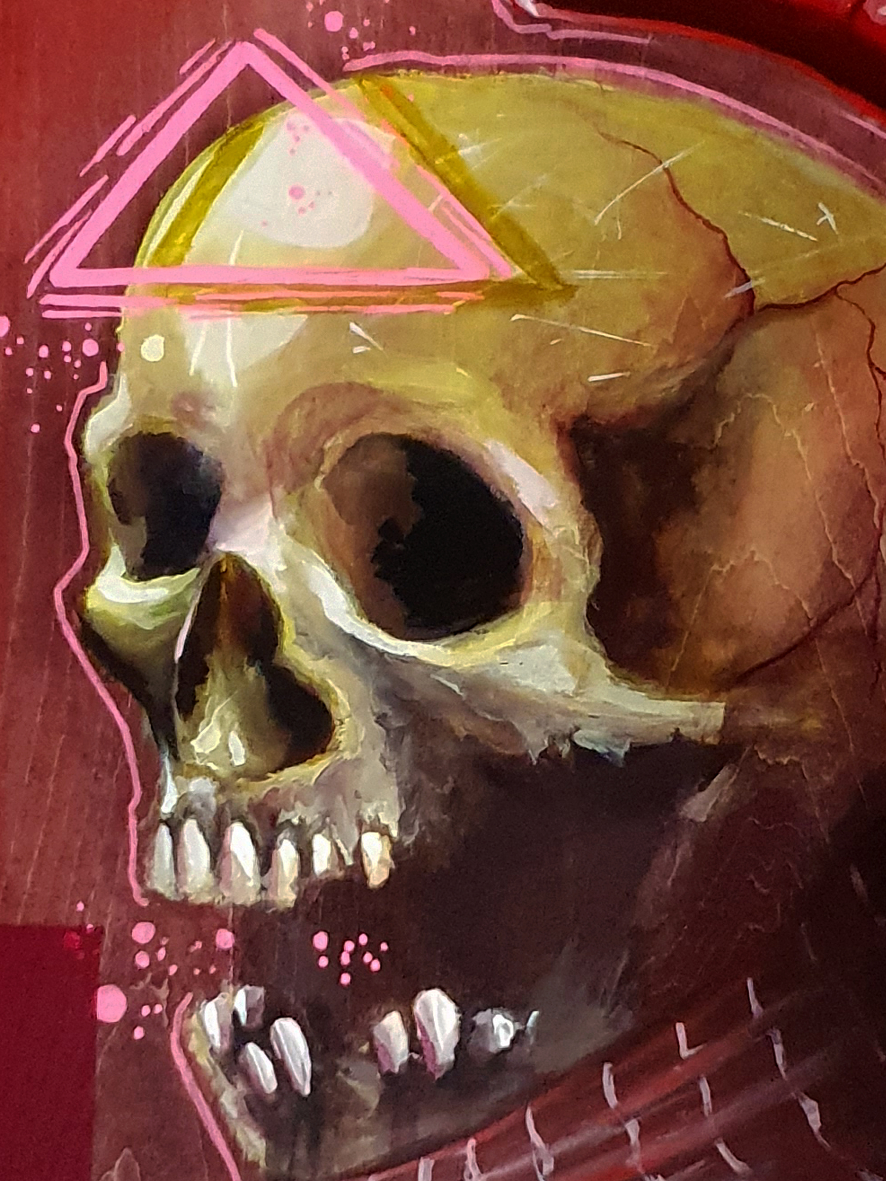 Death of the Hype skull detail by KURO